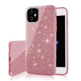 Samsung Galaxy A56 5G - 3in1 Glitter Elegant Mjuk Skal Rosa